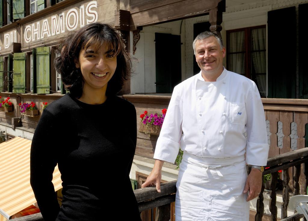 Hotel Du Chamois L'Etivaz ภายนอก รูปภาพ